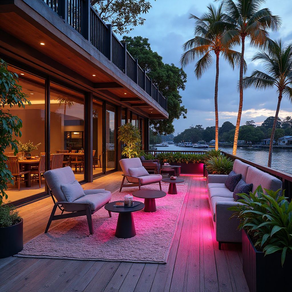 Brisbane riverside terrace