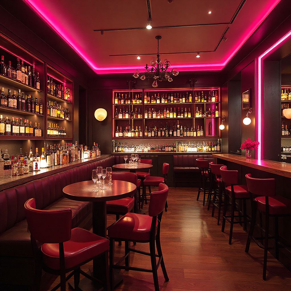 Wine bar interior